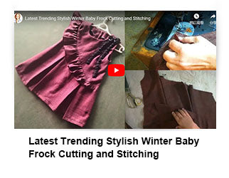 frock cutting baby