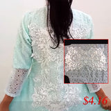 lace patch white wedding applique 