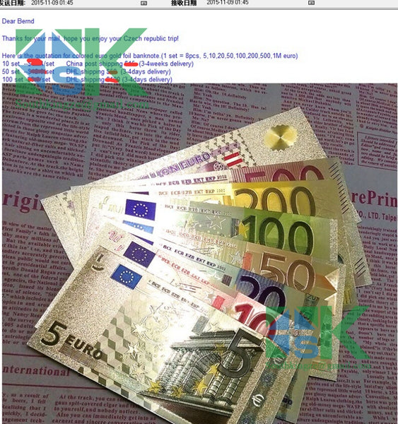 Euro banknote