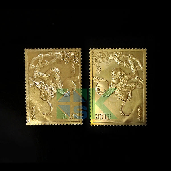 gold foil stamps