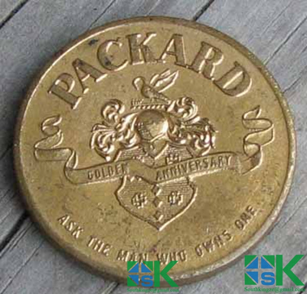 Packard car coin