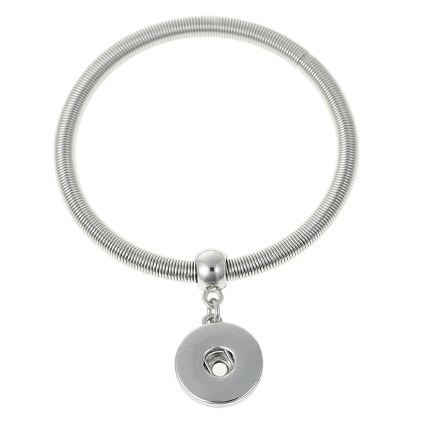 elastic button bracelet