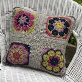 Crochet Kit - Flower Power Cushion