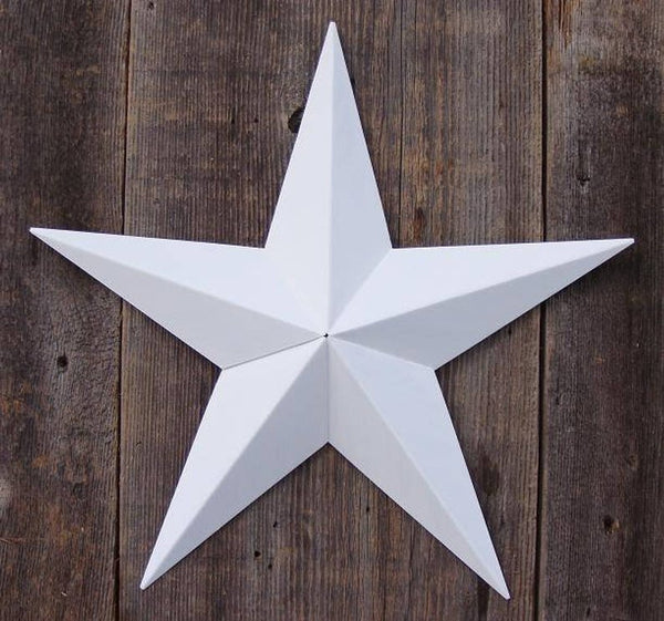 Details about   Large White Gold Metal Barn Star Shabby Hanging Christmas Tree Decoration W14cm