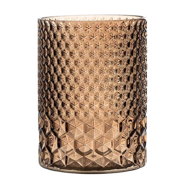 Bloomingville - Fyrfadsstage - Brun - Glas - The Nest Shop