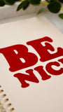 Ban.do - Notebook - Be Nice - The Nest Shop