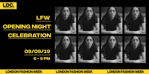 Lone Design Club LFW concept store opening night invitation