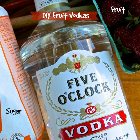 Fruit infused vodka needs only 3 ingredients- fruit, sugar and vodka.