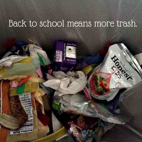 Check out our tips for less trash with the back to school routine.