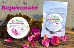 Dulse and Rugosa gentle seaweed rich face scrub.