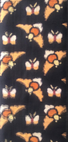6507: 1930s Japanese pongee cotton, long