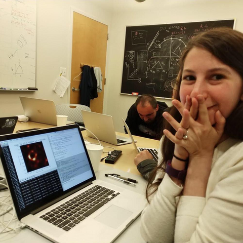 Katie Bouman, the scientist who created the algorithm for the image of the black hole