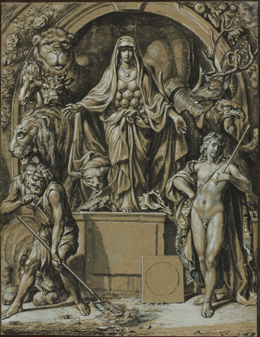 Joseph Werner - Diana of Ephesus as allegory of Nature - ca. 1680