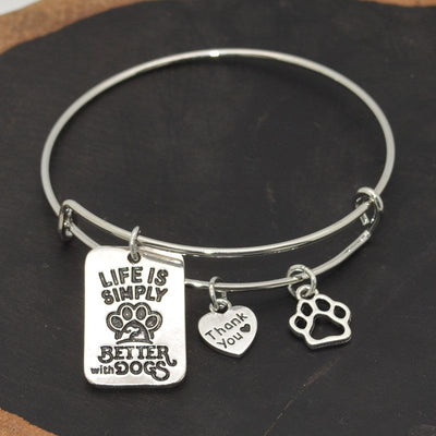 Infinity Love Bracelet - Dog Pawty