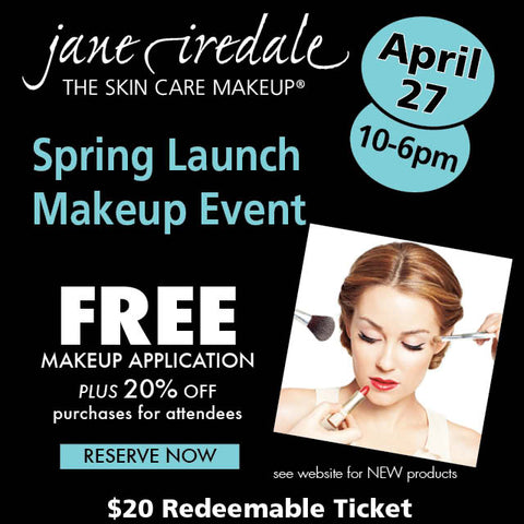 Jane Iredale Spring Launch Makeup Event