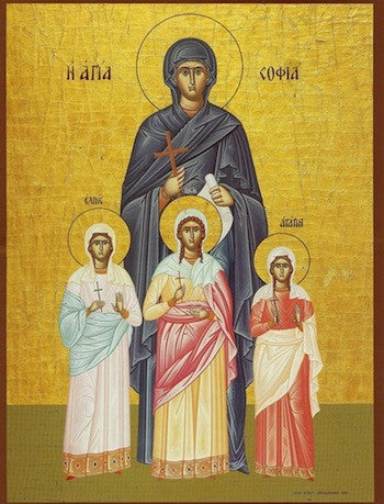 sophia icon daughters saint orthodox