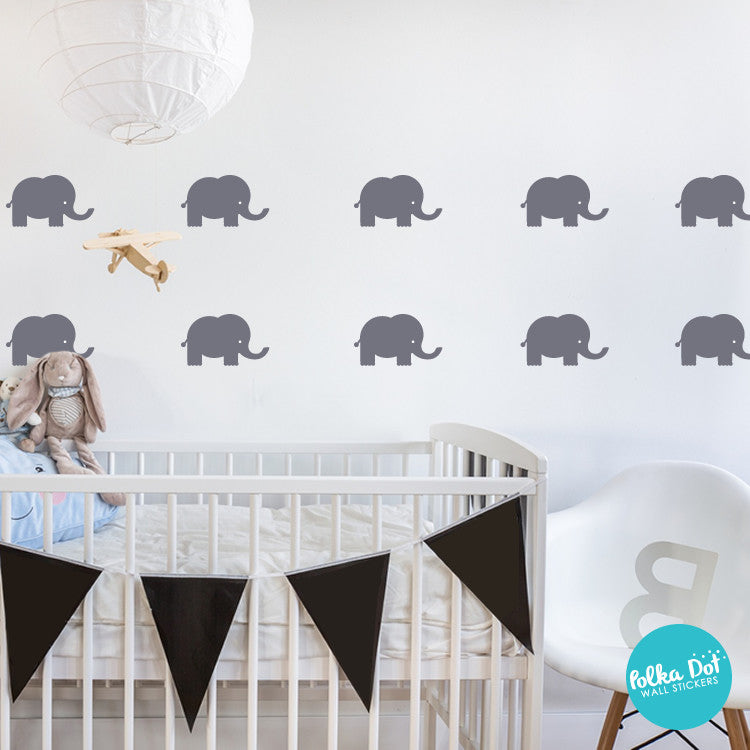 Elephant Road Magic Window Self Adhesive Wall Sticker Decal Large Print Poster