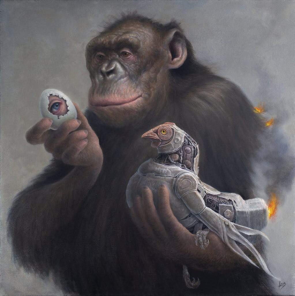 Oil paintings by Chris Leib