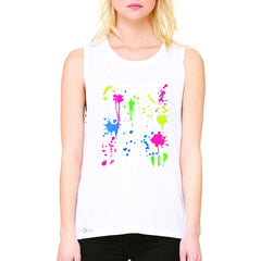 I Love My Crazy Boyfriend Valentines Day Women's Muscle Tee Couple Sleeveless - Zexpa Apparel - 6