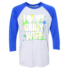 I Love My Crazy Wife Valentines Day 14th 3/4 Sleevee Raglan Tee Couple Tee - Zexpa Apparel - 3