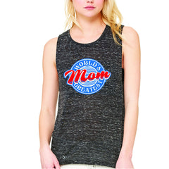 World's Greatest Mom - For Your Mom Women's Muscle Tee Mother's Day Sleeveless - Zexpa Apparel - 3