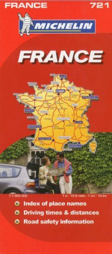 2007 France Michelin National Map 721 Archival Copy Wide World Maps And More 8930