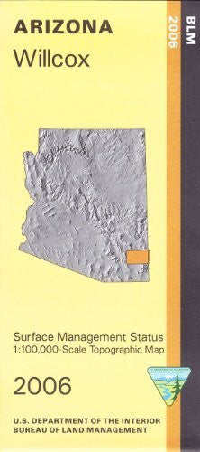 2006 Willcox Arizona 1100000 Scale Topographic Map 60 × 30 Minute Series Surface 4715