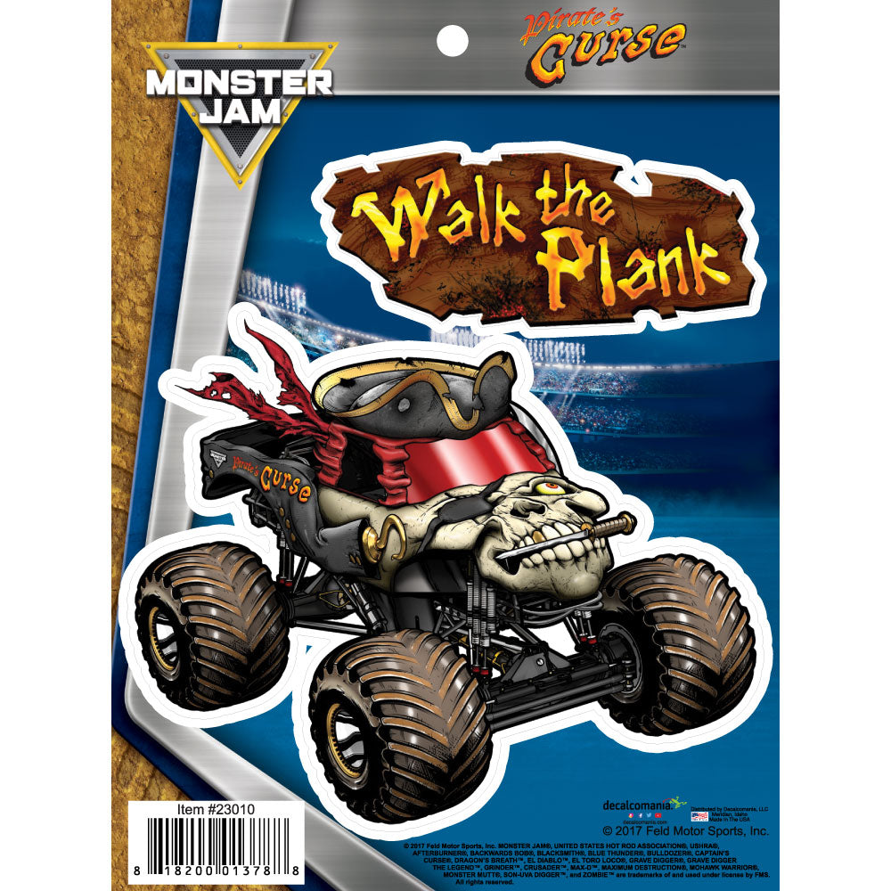 captain's curse monster truck toy