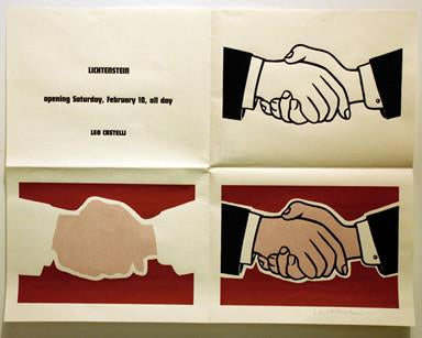 Roy Lichtenstein Handshake