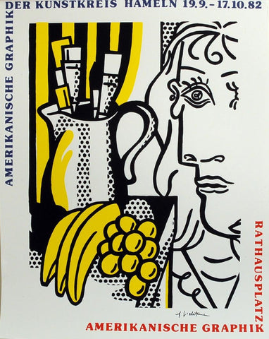 Roy Lichtenstein, Amerikanische Graphik Poster