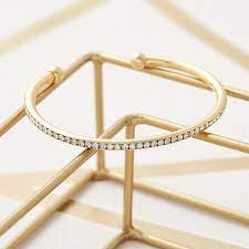 Lovett Bracelet - Crystal Edged Bangle