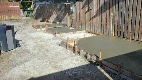 Etobicoke Landscaping, P. McConnell Contracting, Landscaping, Landscape Design, Concrete pad