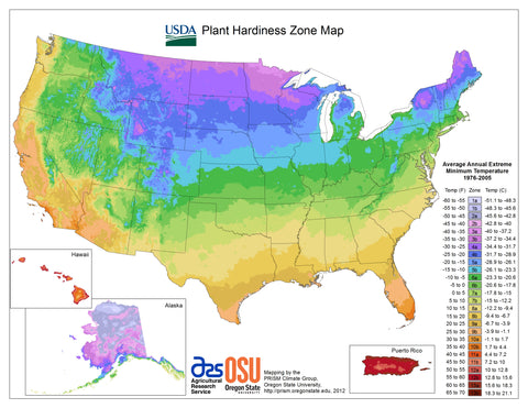 P. McConnell Contracting, PMC Greenscapes, Landscaping, Etobicoke, Toronto, MIssissauga, USDA Plant Hardiness Zones