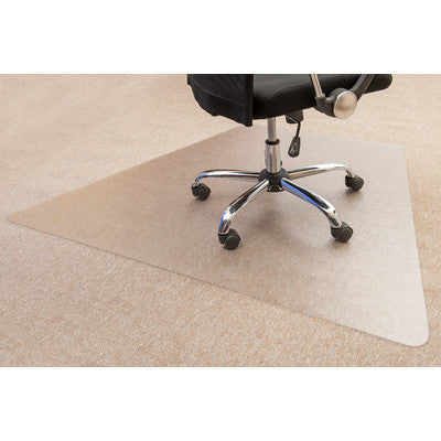 Cleartex Ultimat Polycarbonate Corner Workstation Chair Mat For