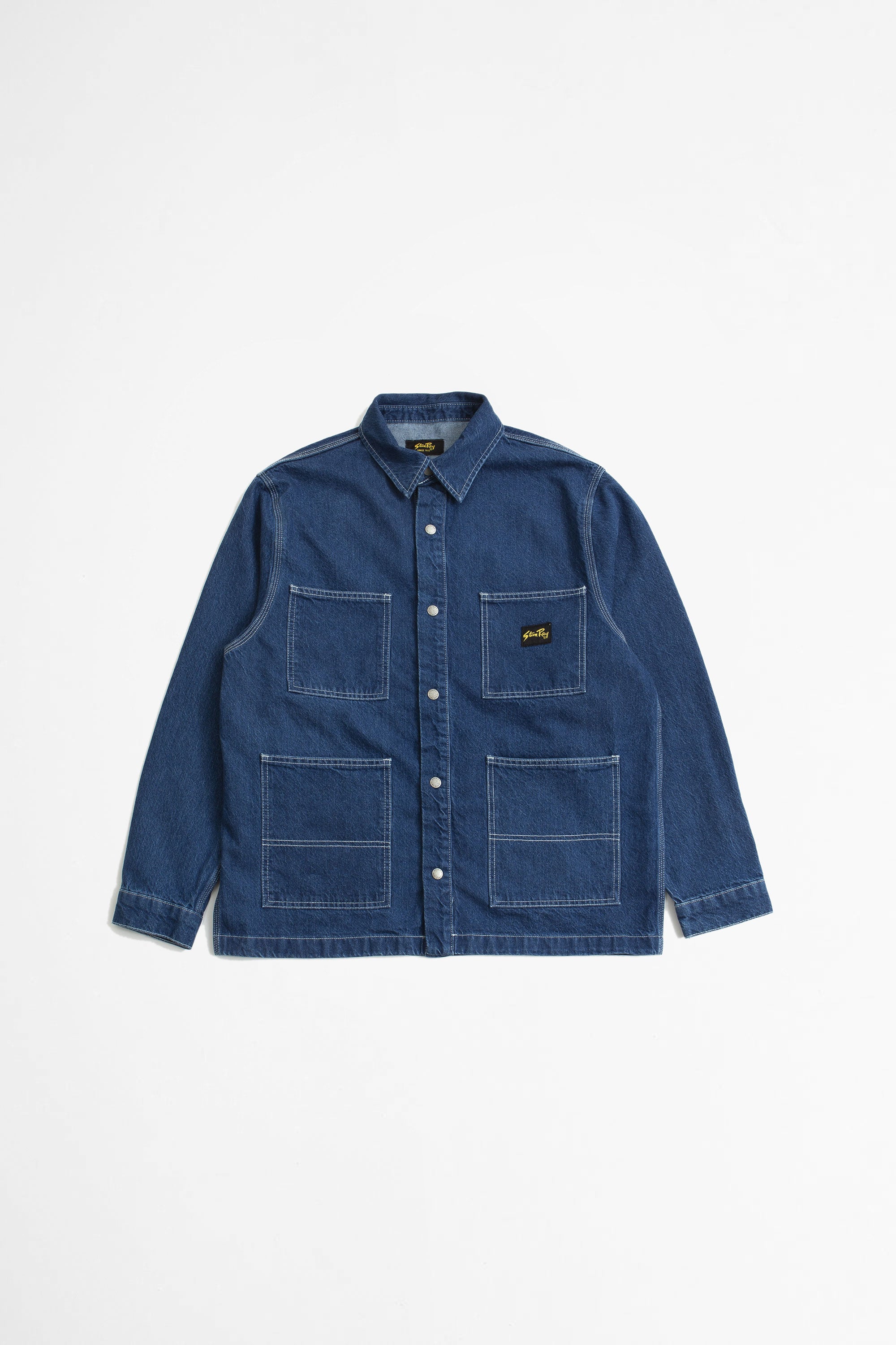 unlined denim barn coat