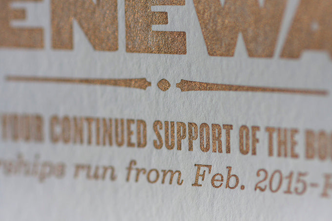 Book Arts League Letterpress Printed Membership Cards Printed By Dogs and Stars Letterpress Colorado