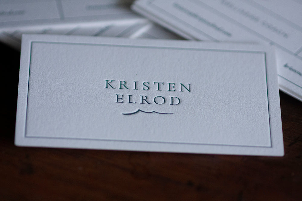 Letterpress business printed cards type design custom printing denver colorado boulder usa lafayette old town 