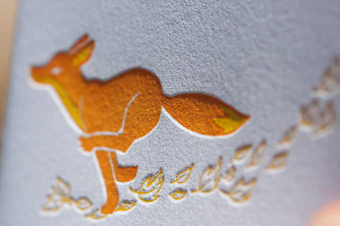 karen watkins fox flight art colorado salida letterpress greeting cards 