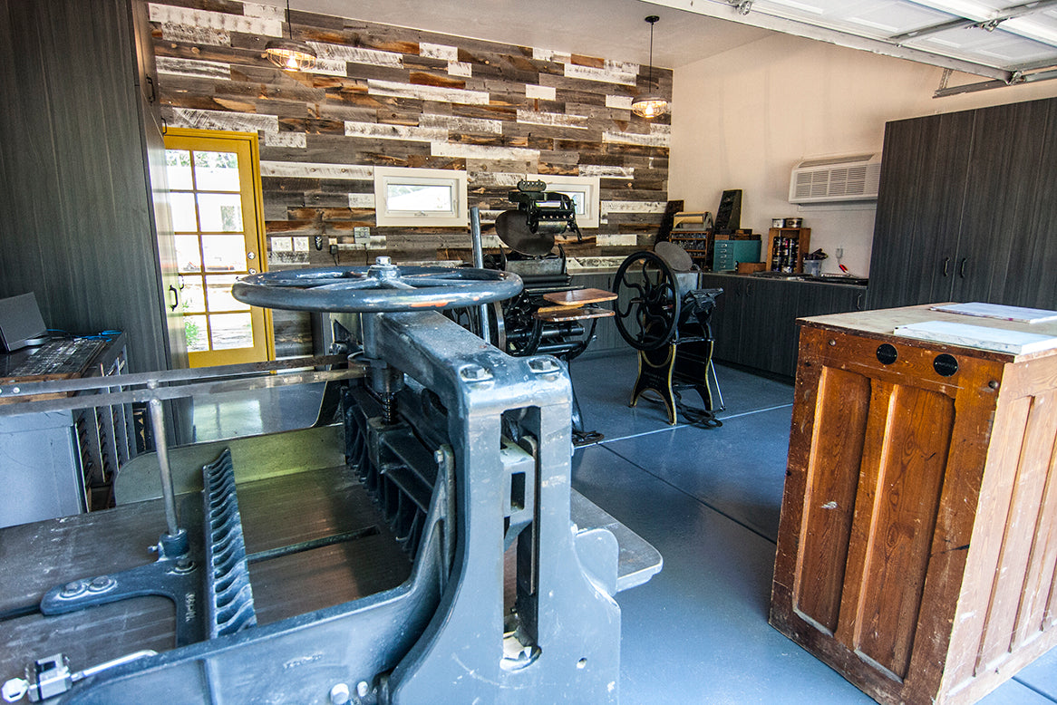 Letterpress workshops in Boulder & Denver Colorado. Learning to letterpress print Colorado