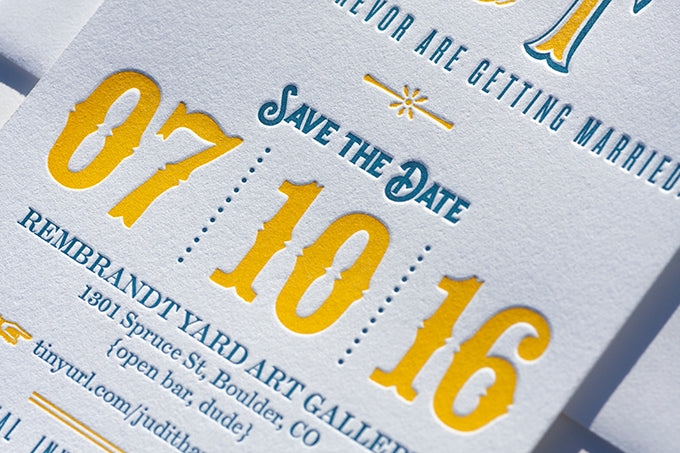 letterpress wedding invitation invites save the dates save the date colorado outdoor weddings wedding planners 