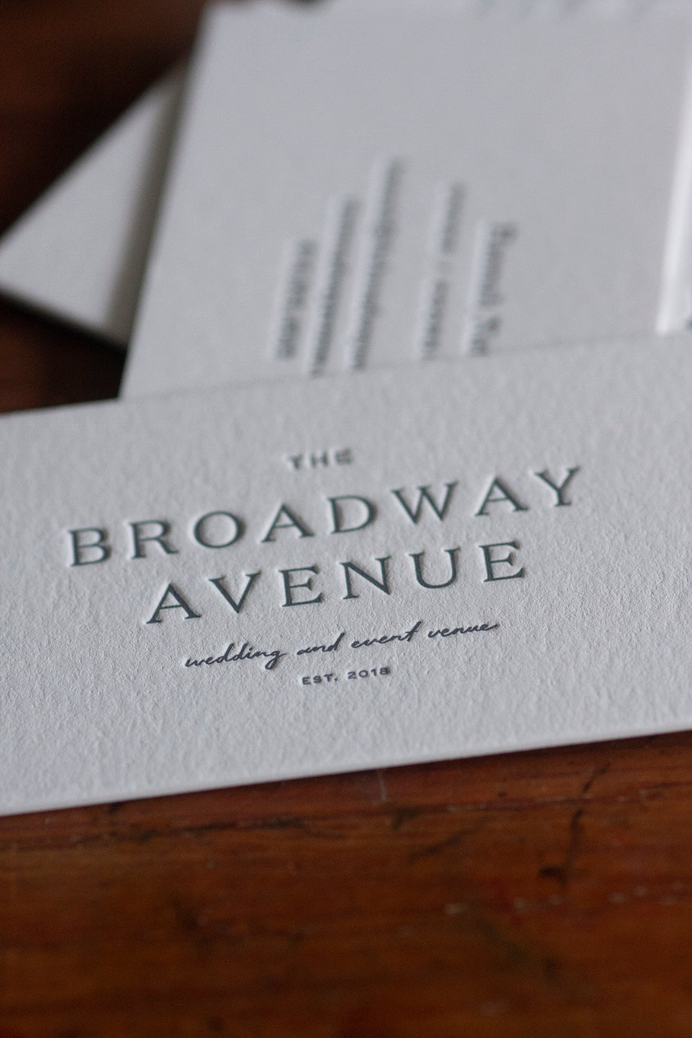 letterpress business cards custom printing boulder denver colorado