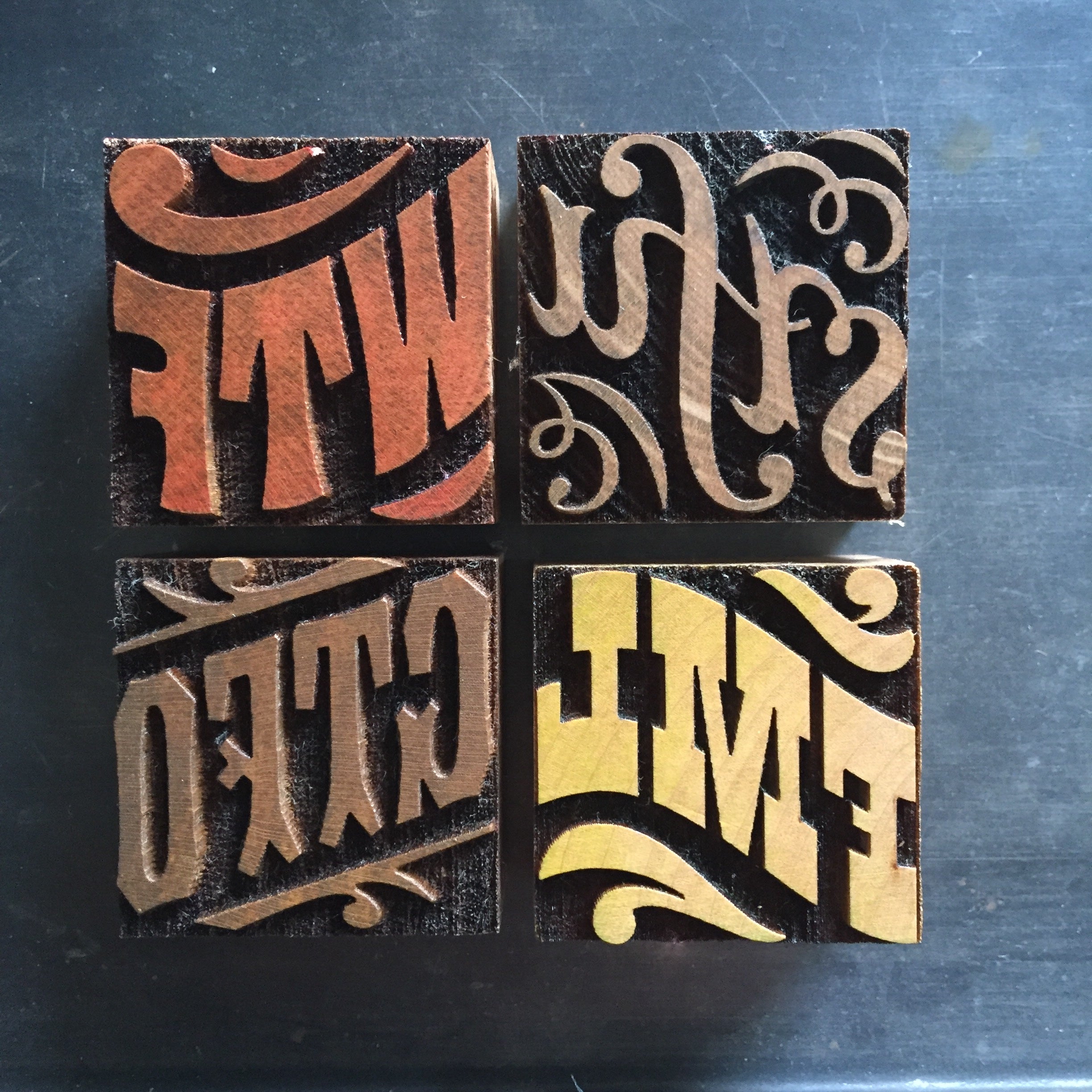 letterpress in boulder colorado denver lafayette design type catchwords typography wood type