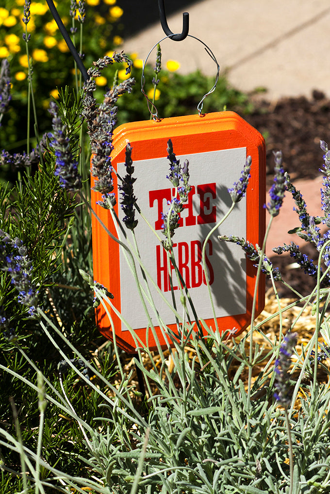 Letterpress Wood Type Hand Printed Garden Tour Signs Lafayette Boulder Denver Colorado