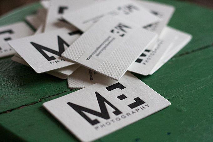 custom letterpress and design for business cards in Boulder Denver and Lafayette Colorado
