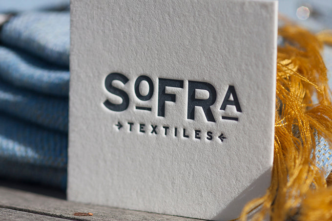 sofra textiles hang tags letterpress printed prints hand-crafted letterpress colorado front range denver boulder