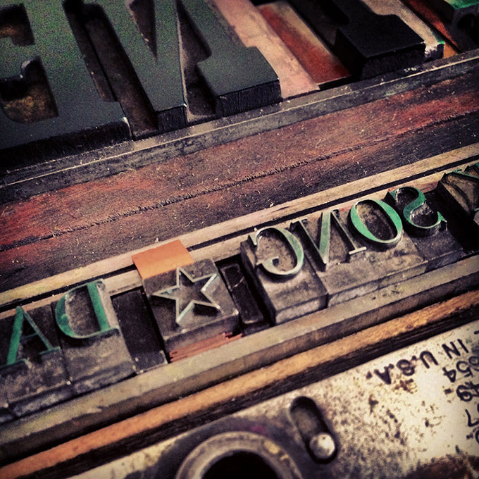 letterpress posters broadside wood type antique wood blocks letterpress showcard proof press work song by dan reeder