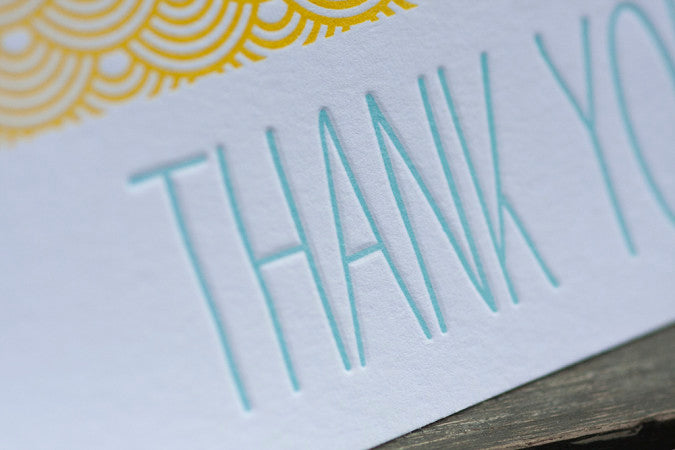 Letterpress Thank You Cards || Lafayette Colorado || Dogs & Stars