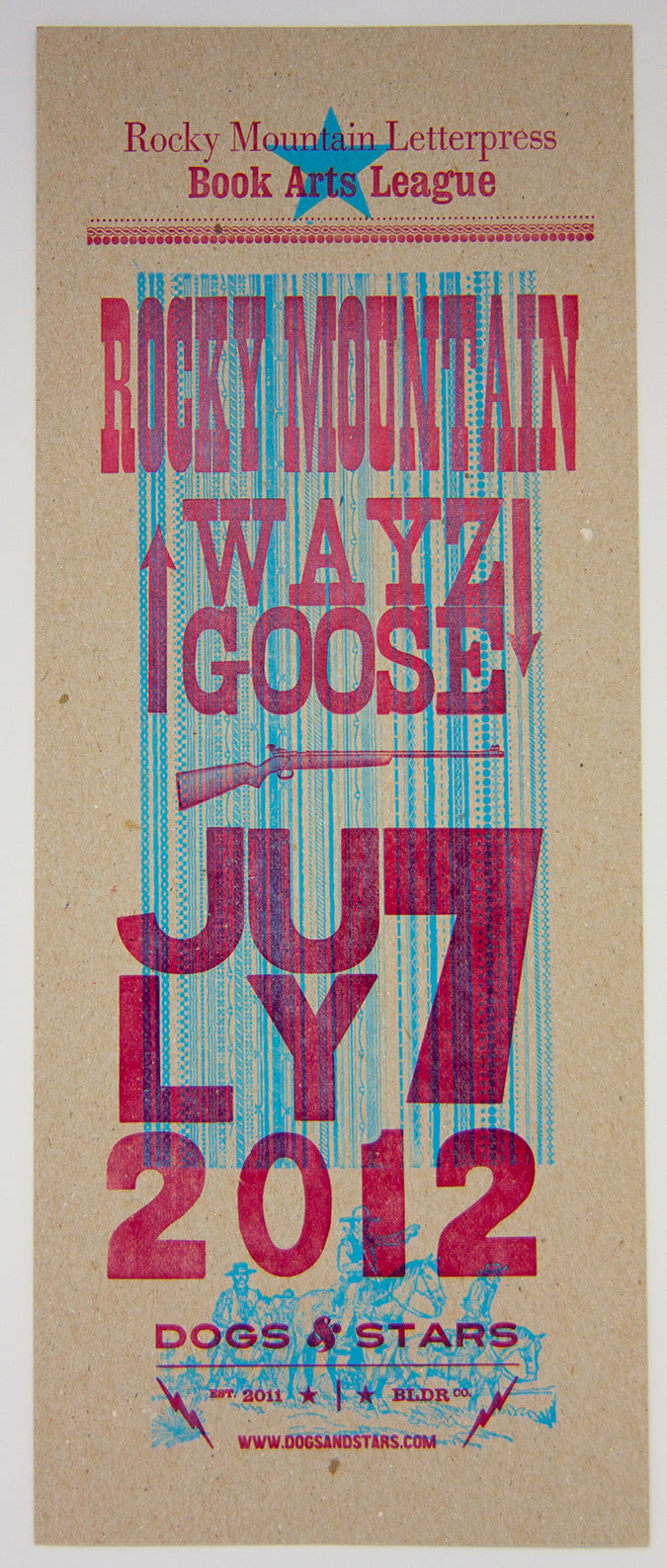 Letterpress Wayzgoose Colorado letterpress printing Boulder Denver Lafayette Colorado Front Range Printing