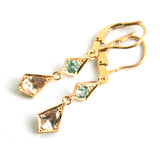 Personalized Colored Gemstone Earrings | Cecile Raley Designs