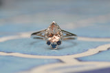 Malaya Garnet and Sapphire Ring